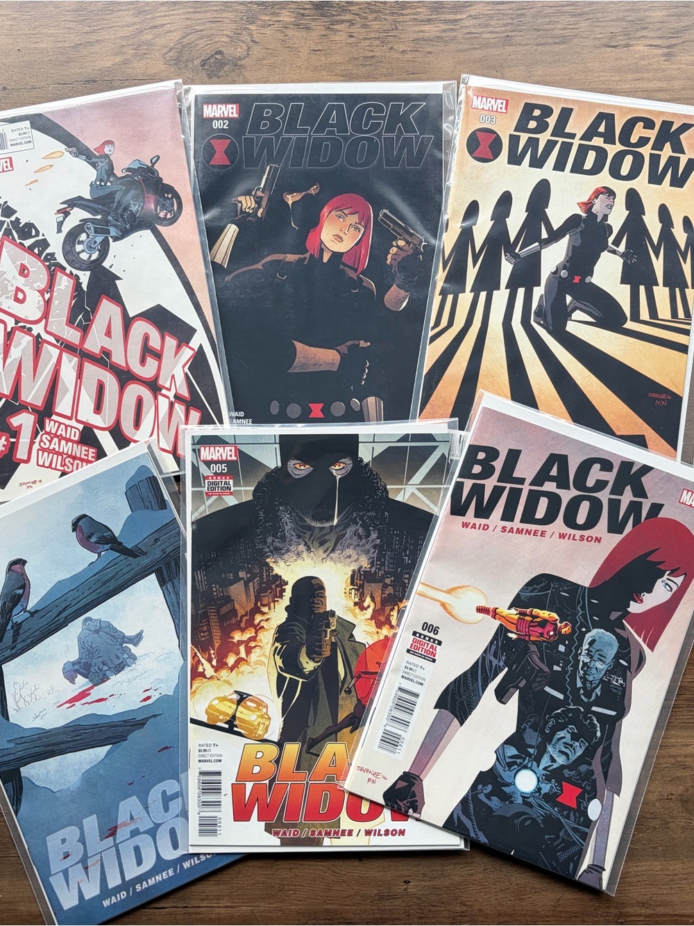 Black Widow Comic Set
